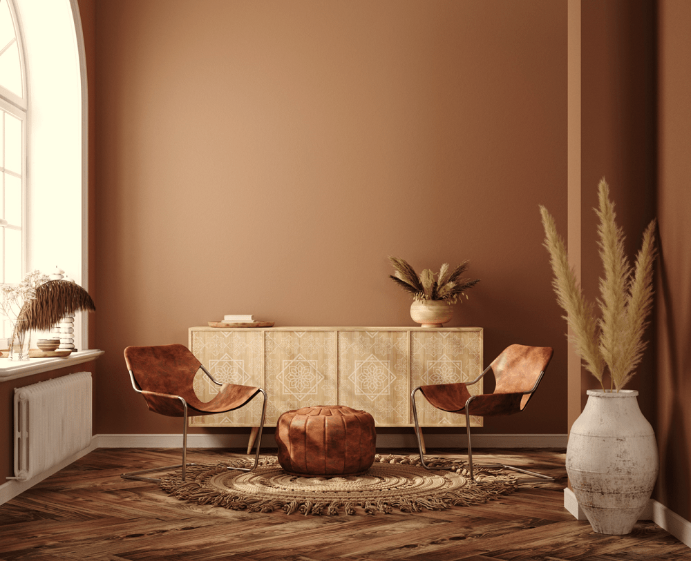 earthy brown paint for house