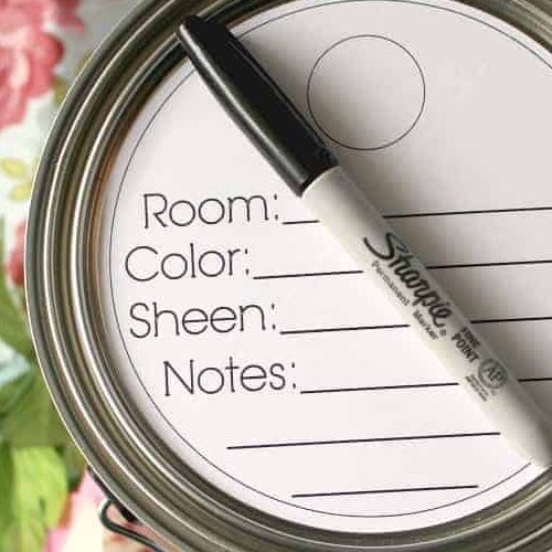 label paint jars