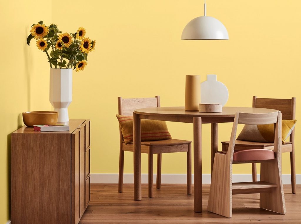 neutral yellow for interior walls