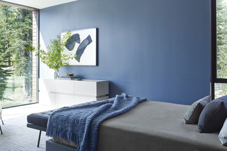 Calming Blue Color for Bedroom