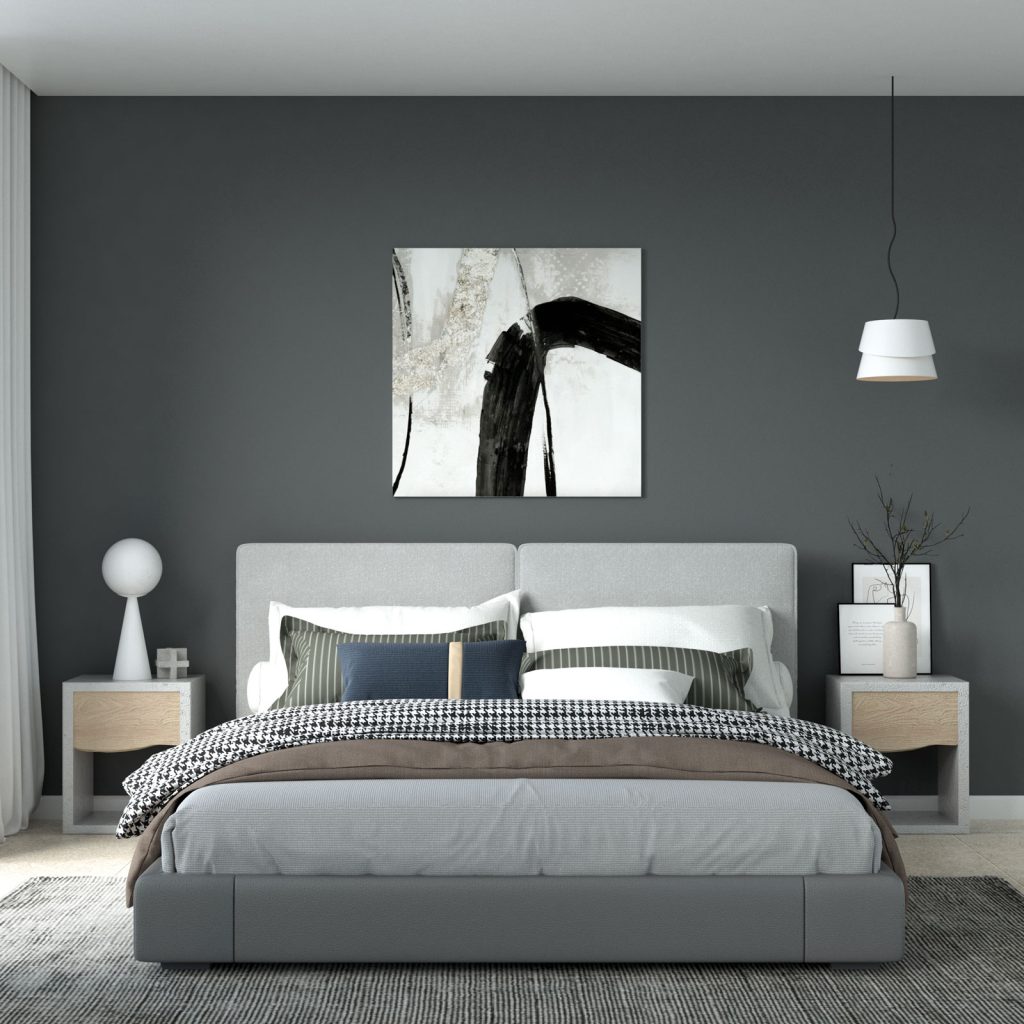 Charcoal Paint Color for Bedrooms