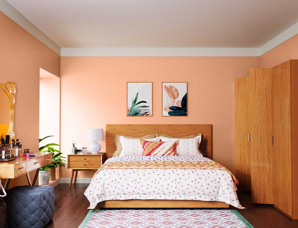 Peachy Colors for Bedrooms