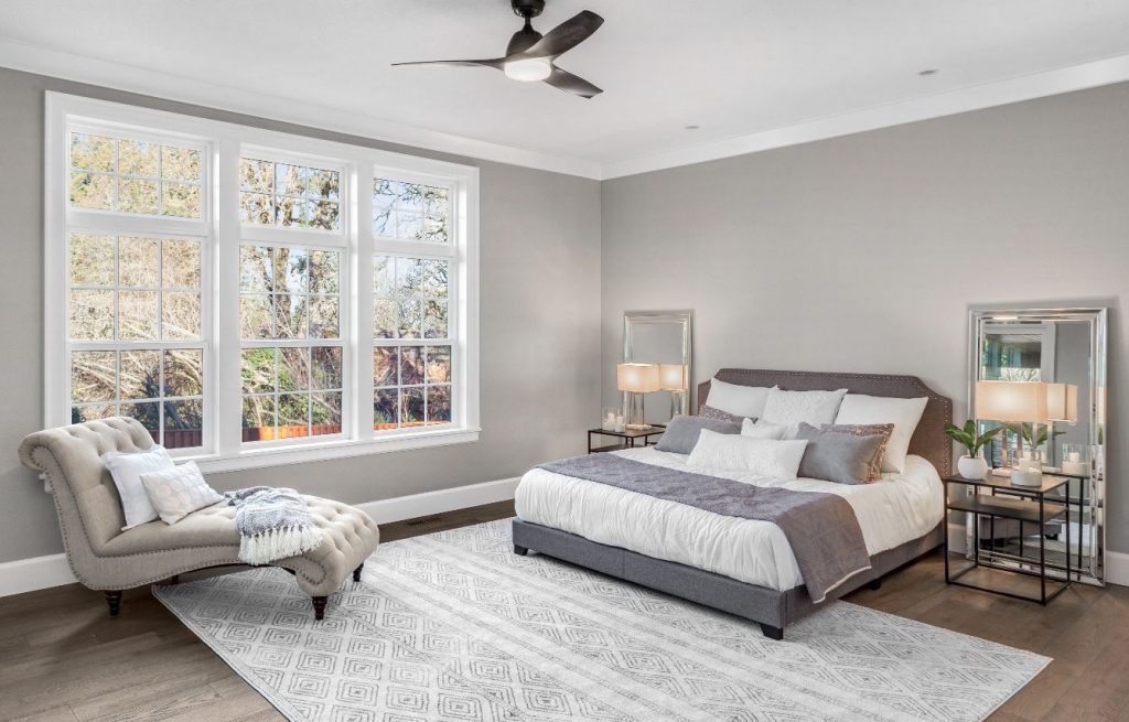 Soothing Gray Bedroom Color