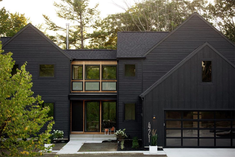 Best Exterior House Colours With Black Windows