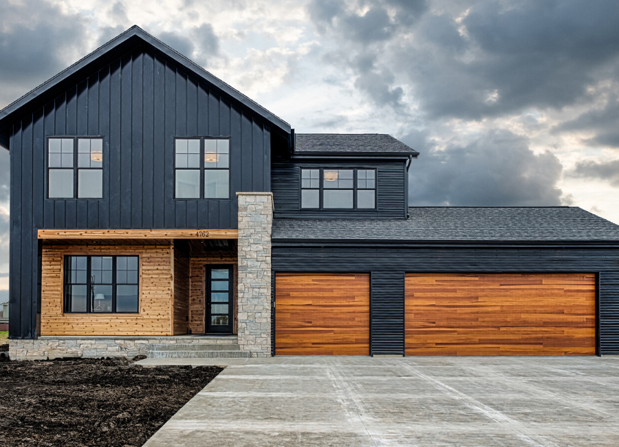 Cedar and Black House Exteriors