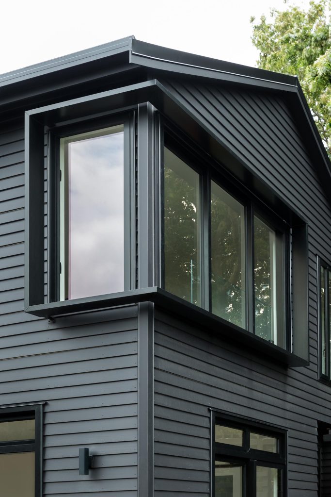 Combination of Black and Gray With Black Windows