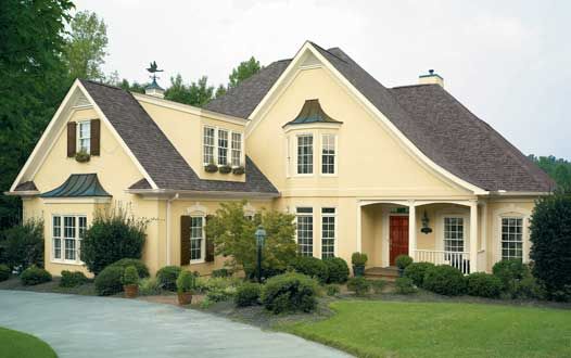 Creamy Yellow for Home Exteriors