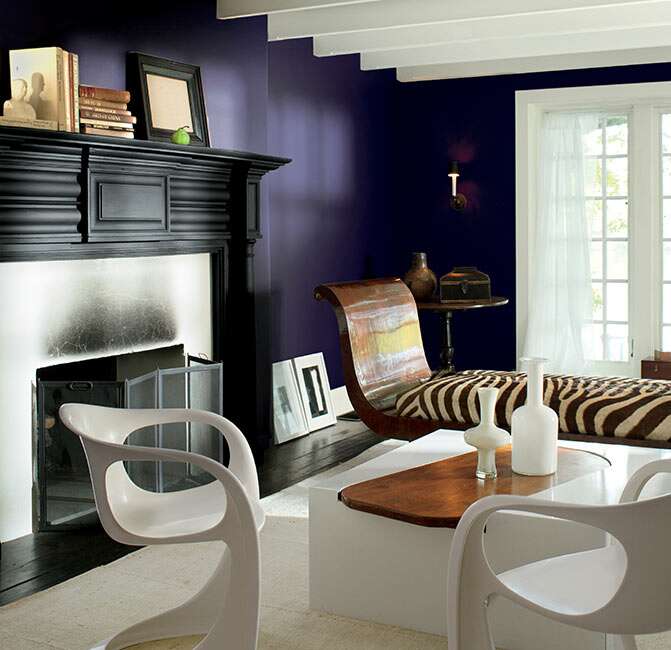 Rich Jewel Tone Paint Colours for Living Rooms